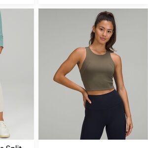 Lululemon Wunder Train Racerback Tank Top
*Light Support, B/C Cup
Carbon  brown